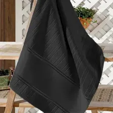 Toalha Bordada Personalizada Com Um Nome E Inicial 45cmx30cm Cor Preto Foto  mini 1
