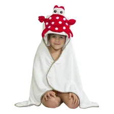 Toalha Capuz Caranguejo Infantil - Macia E Divertida Foto  mini 1