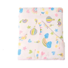 Toalha De Banho Infantil Bebe Felpa Papi Forro Fralda Capuz Foto mini 1