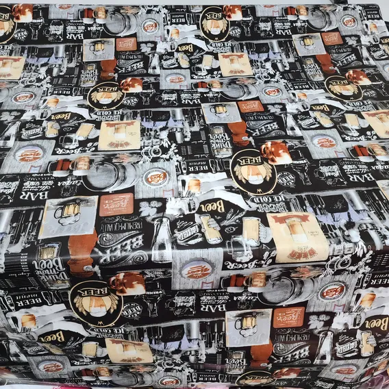 Toalha De Mesa De Plastico Toalha Para Mesa 6 Cadeiras Cor Black Foto 1