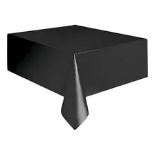 Toalha De Mesa Descartável De Luxo Preto 1 Unidade Liso Foto mini 1