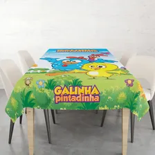 Toalha De Mesa Infantil Tematica, Toalha Galinha Pintadinha Foto mini  3