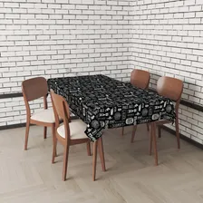 Toalha De Mesa Retangular Sob Medida Boteco Foto mini  2