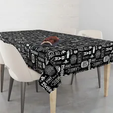 Toalha De Mesa Retangular Sob Medida Boteco Foto  mini 1