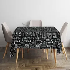 Toalha De Mesa Retangular Sob Medida Boteco Foto mini  3