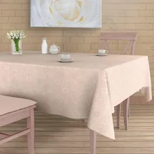 Toalha De Mesa Termica 4 Lugares Floral Bege 1,40x,140m Foto  mini 1