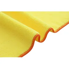 Toalha De Microfibra 40x60 Premium -10 Pc Automotivo Cor Amarelo Foto mini 4