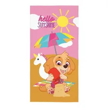 Toalha De Praia Infantil Patrulha Canina Menina Lepper Cor Rosa Skye Patrulha Canina Foto mini 1