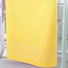 Toalha De Rosto Bella Döhler Macia Aveludada Velour Bordar Cor Amarelo Foto mini  3