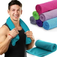 Toalha Esportiva Academia Exercícios Treino Corrida Fit Cor Azul Liso/azul Foto mini 1