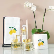 Toalha Lavabo Bordada Limão Siciliano Foto mini 2