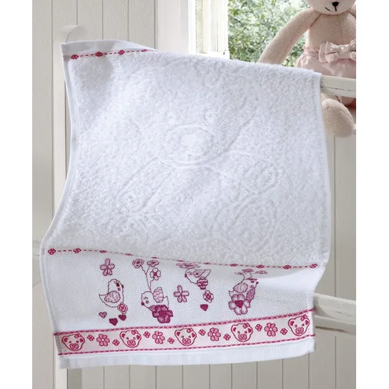Toalha Lavabo Dohler Jacquard Bordar Baby Classic 30x45cm Foto 1