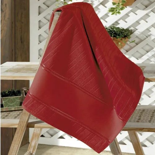 Toalha Lavabo Dohler Velour Artesanalle 30cm X 45cm Cor Vermelho Foto 1