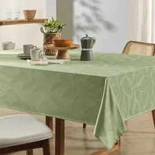 Toalha Mesa Karsten Redonda Tilia Menta Jacquard 4 Lugares Cor Verde Menta Toalha Mesa 160cm Tilia Foto mini  2