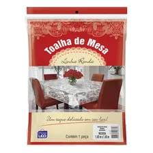 Toalha Mesa Linha Renda Quadrada 1,40x1,40m 100% Poliéster Cor Branco Foto mini  2