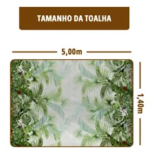 Toalha Mesa Plástica Térmica Amazônia 1,40x5,00 Foto mini 2