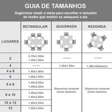 Toalha Mesa Plástica Térmica Juliette 4 Lugares Redonda Cor Branco Juliette Renda Foto mini  2