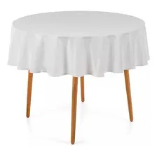 Toalha Mesa Redonda Jacquard Melli 160cm Branco Karsten Foto mini 1