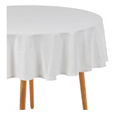 Toalha Mesa Redonda Jacquard Melli 160cm Branco Karsten Foto mini 4