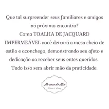 Toalha Mesa Retangular Impermeável 6 Lugar Pérola Foto mini 4