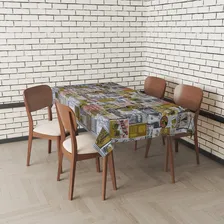 Toalha Mesa Térmica Impermeável Pvc Bar Saluti 2,50x1,40 Foto mini  2