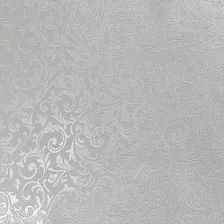 Toalha Mesa Térmica Impermeável Pvc Condessa Branco 140x220 Foto mini  2