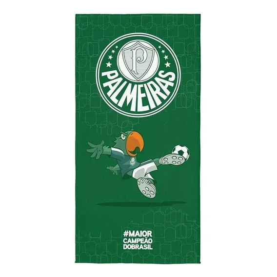 Toalha Palmeiras Sp Banho Piscina Praia Aveludada Foto 1