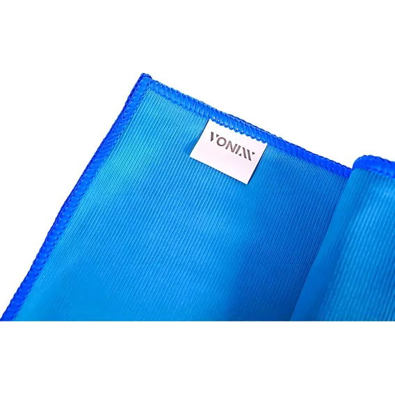 Toalha Pano Flanela Microfibra De Secagem Para Vidro Vonixx Cor Azul Foto 1