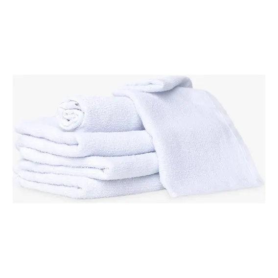 Toalha Pequena Para Manicure 20 Pçs Branca Direto De Fabrica Cor Branco Liso Foto 1