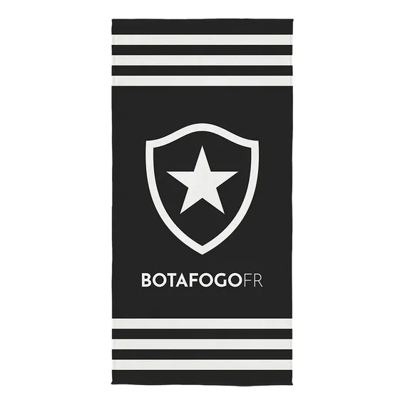 Toalha Praia Banho Aveludada Futebol Botafogo Lepper Foto 1
