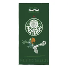 Toalha Praia Banho Aveludada Futebol Palmeiras Lepper Foto  mini 1