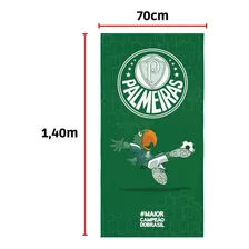 Toalha Praia Banho Aveludada Futebol Palmeiras Lepper Foto mini 4