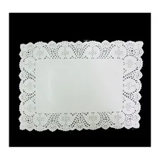 Toalha Rendada Doilie Retangular 19x30 Cm Com 100 Un Cor Branco Rendado Foto mini  2