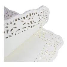 Toalha Rendada Doilie Retangular 19x30 Cm Com 100 Un Cor Branco Rendado Foto mini  3