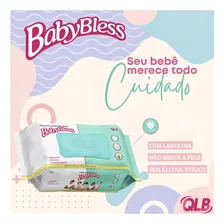 Toalha Umedecida Baby Bless Com 100 Foto mini  2