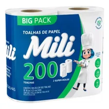 Toalhas De Papel Mili 200 Toalhas Em 2 Rolos Foto mini 1