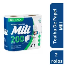 Toalhas De Papel Mili 200 Toalhas Em 2 Rolos Foto mini 2