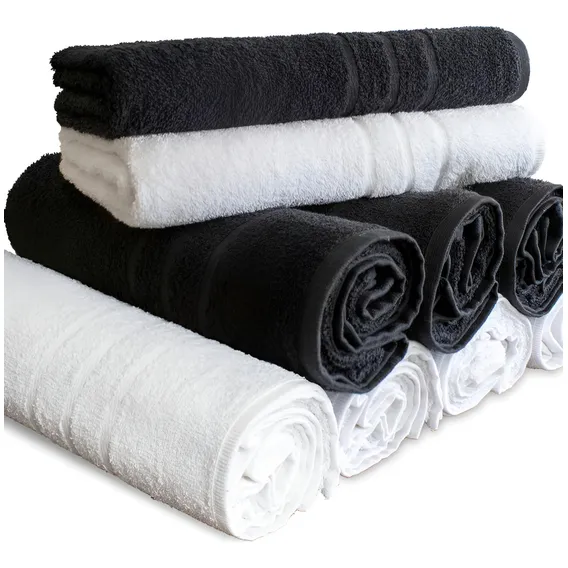 Toalhas De Rosto Salao Beleza 70x44cm 100% Algodão Kit C/5 Cor Variadas Lisa Foto 1