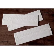 Toalhas Lavabo Banheiro Papel Folhas Quadruplas Matelassê Foto mini 2