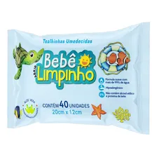 Toalhas umedecidas Bebê Limpinho toalhas umedecidas 40 u Foto mini 2