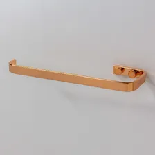 Toalheiro Aberto 22cm Rose Gold Porta Toalhas Luxo Foto mini 4