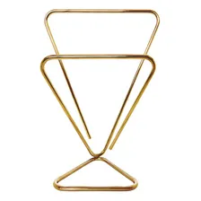 Toalheiro Banheiro Suporte Para Toalha Any Dourado Hara Foto mini 1