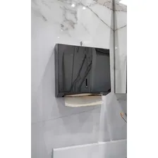 Toalheiro Dispenser Papel 600 Folhas Espelhado Preto Foto mini 4