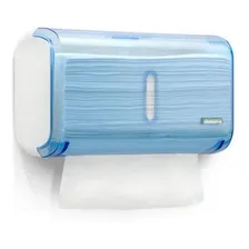 Toalheiro Dispenser Papel Premisse Urban Compacta Glass Azul Foto mini 1
