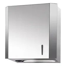 Toalheiro Inox Dispenser Papel Toalha Papeleira Loren Metais Foto  mini 1