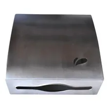 Toalheiro Inox Escovado Noble Papel Toalha Folhas Biovis Foto mini 4