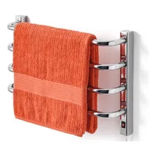 Toalheiro Térmico Cromado Mini Pequeno Compacto P/ 1 Toalha 220v Direito Foto mini 2