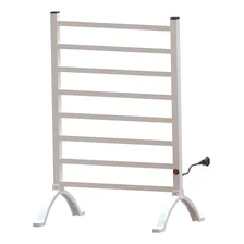 Toalheiro Térmico De Piso - Aquecedor De Toalhas Duplo. Cor Branco 220v 220v Foto mini  3