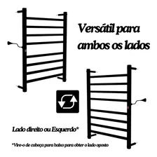 Toalheiro Térmico Duplo Aquecedor Toalhas Itaquá Resistencias Preto Foto mini 3