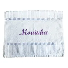 Toalhinha Lavabo Mão Boca Bordada Nome Delicada Bebê Foto mini  2